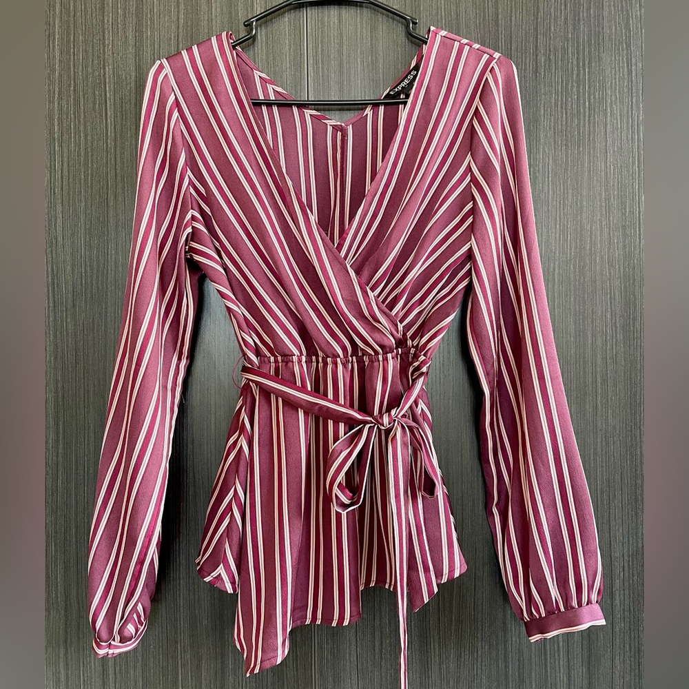 Express striped top